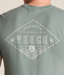 Tops | Veece Mind Melt T-Shirt Sea Green