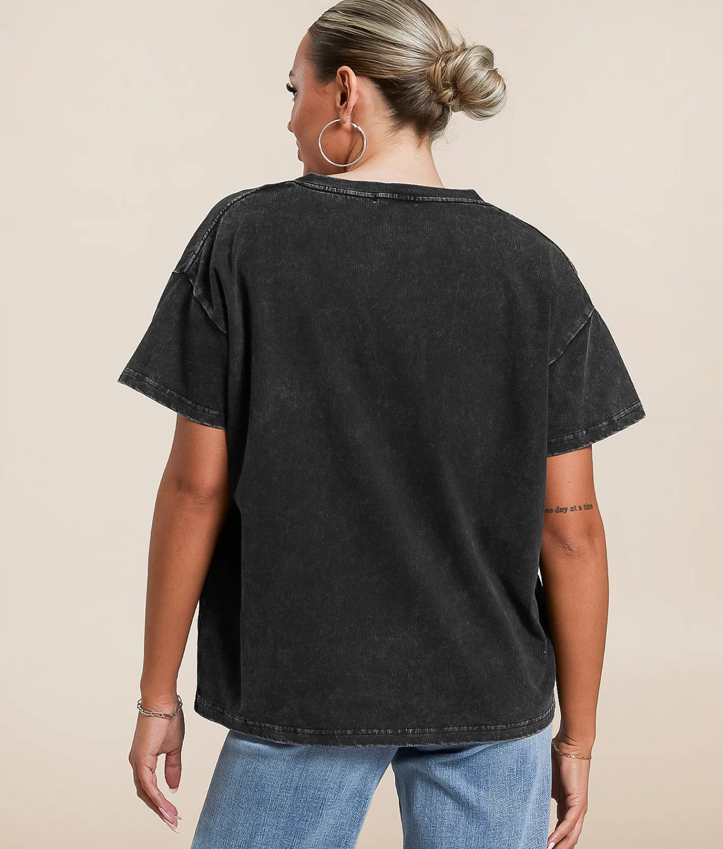 Tops | Gilded Intent Mineral Washed T-Shirt Washed Black