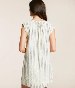 Dresses | Z Supply Minna Striped Mini Dress Sea Salt