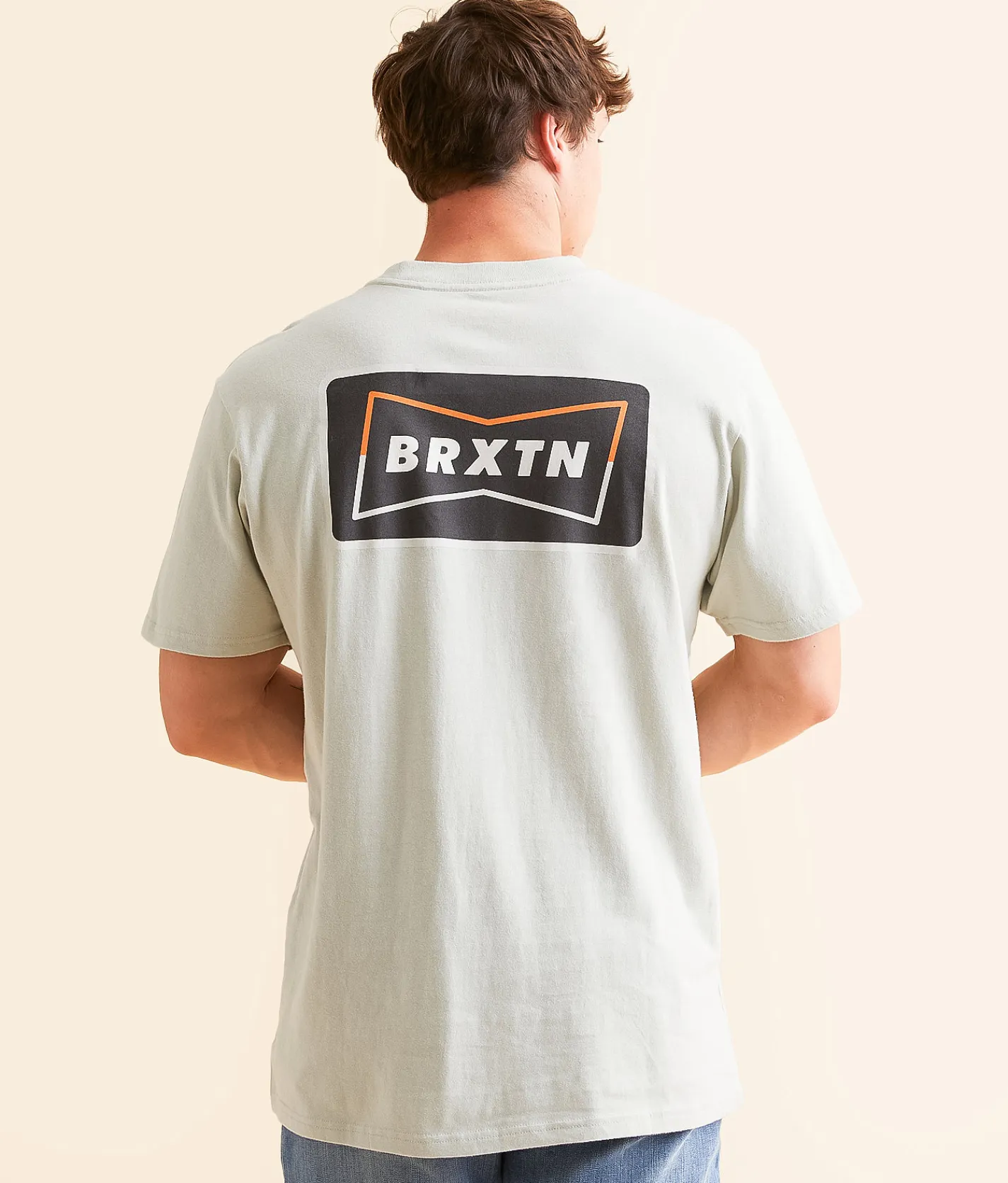Graphic T-Shirts | Brixton Missouri T-Shirt Mineral Gray