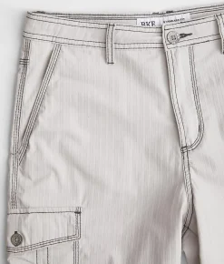 BKE Mitchell Cargo Stretch Short Smoke Clearance