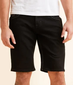 Bottoms|Shorts | Rock Revival Mitchell 12" Stretch Short Mitchell H202
