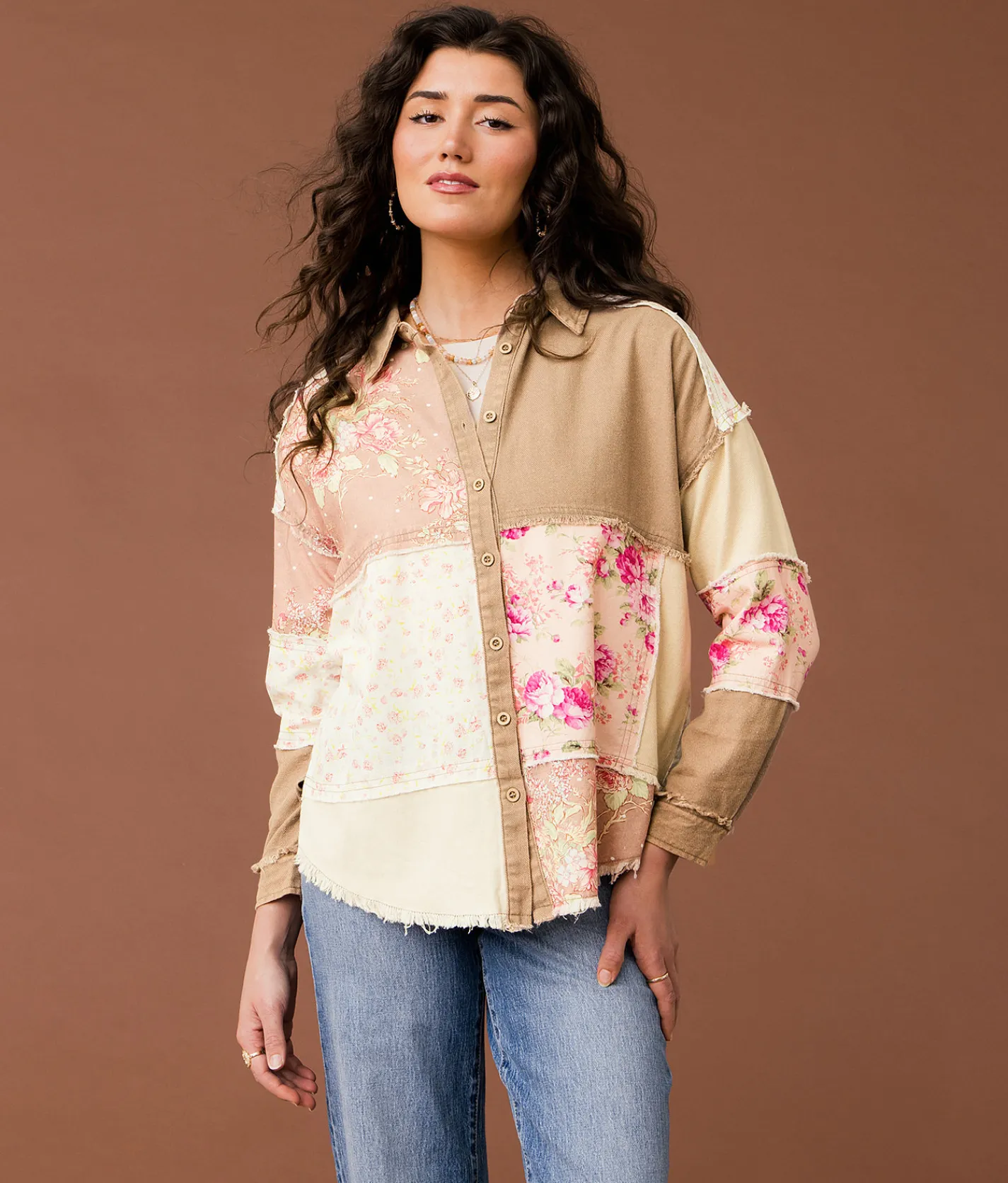 Tops | Gimmicks Mixed Floral Shirt Assorted