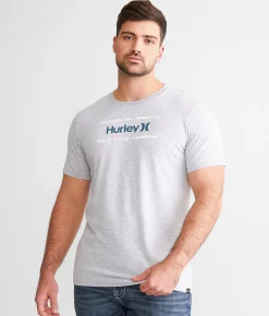 Hurley Mixture T-Shirt Flint Stone White H2O Dri Best
