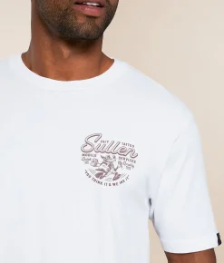 Tops|Graphic T-Shirts | Sullen Mobile Service T-Shirt White