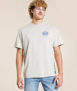 Tops | Hurley Mock Circle T-Shirt Bone