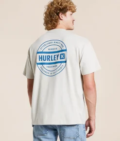 Hurley Mock Circle T-Shirt Bone Best