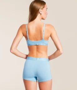 Tops | PSD Modal Blend Stretch Sports Bra Light Blue