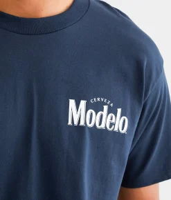 tee luv Modelo Cerveza T-Shirt Navy Best