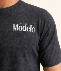 Graphic T-Shirts | Changes Modelo Chromatic Rider T-Shirt Black Mineral Wash