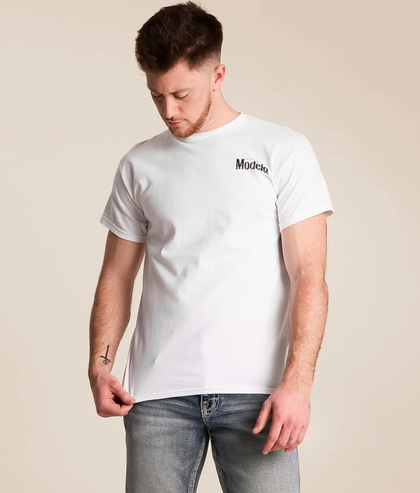 Changes Modelo Cowboy Rope T-Shirt White Clearance