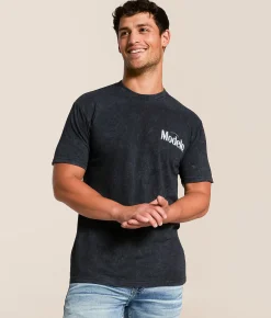 Tops|Graphic T-Shirts | Changes Modelo Cowboy Sunshine T-Shirt Black Mineral Wash