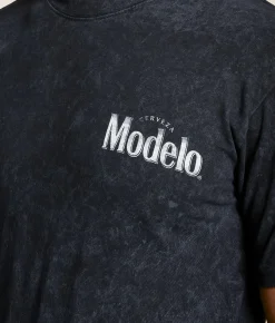 Tops|Graphic T-Shirts | Changes Modelo Cowboy Sunshine T-Shirt Black Mineral Wash