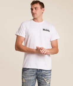 JEDCo Modelo Cow Skull T-Shirt White Outlet