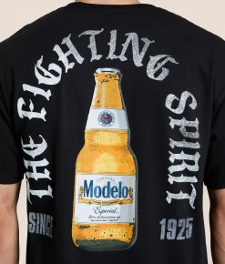 Bioworld Modelo Fighting Spirit T-Shirt Black