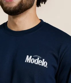 Tops|Graphic T-Shirts | Changes Modelo Fight Spirit T-Shirt Navy Blue