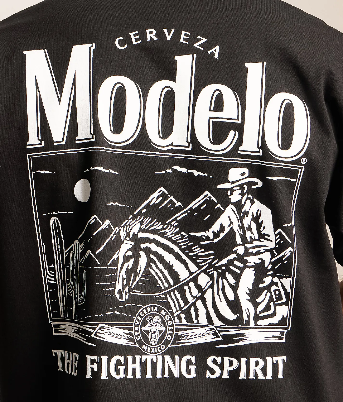 Tops | Changes Modelo Framed Cowboy T-Shirt Black