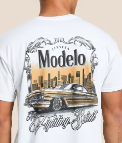 JEDCo Modelo Lowrider Spirit T-Shirt White Outlet
