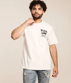 Graphic T-Shirts | Ripple Junction® Modelo Low Rider T-Shirt Vintage White