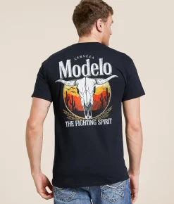 Tops|Graphic T-Shirts | Changes Modelo Skull Rope T-Shirt Black