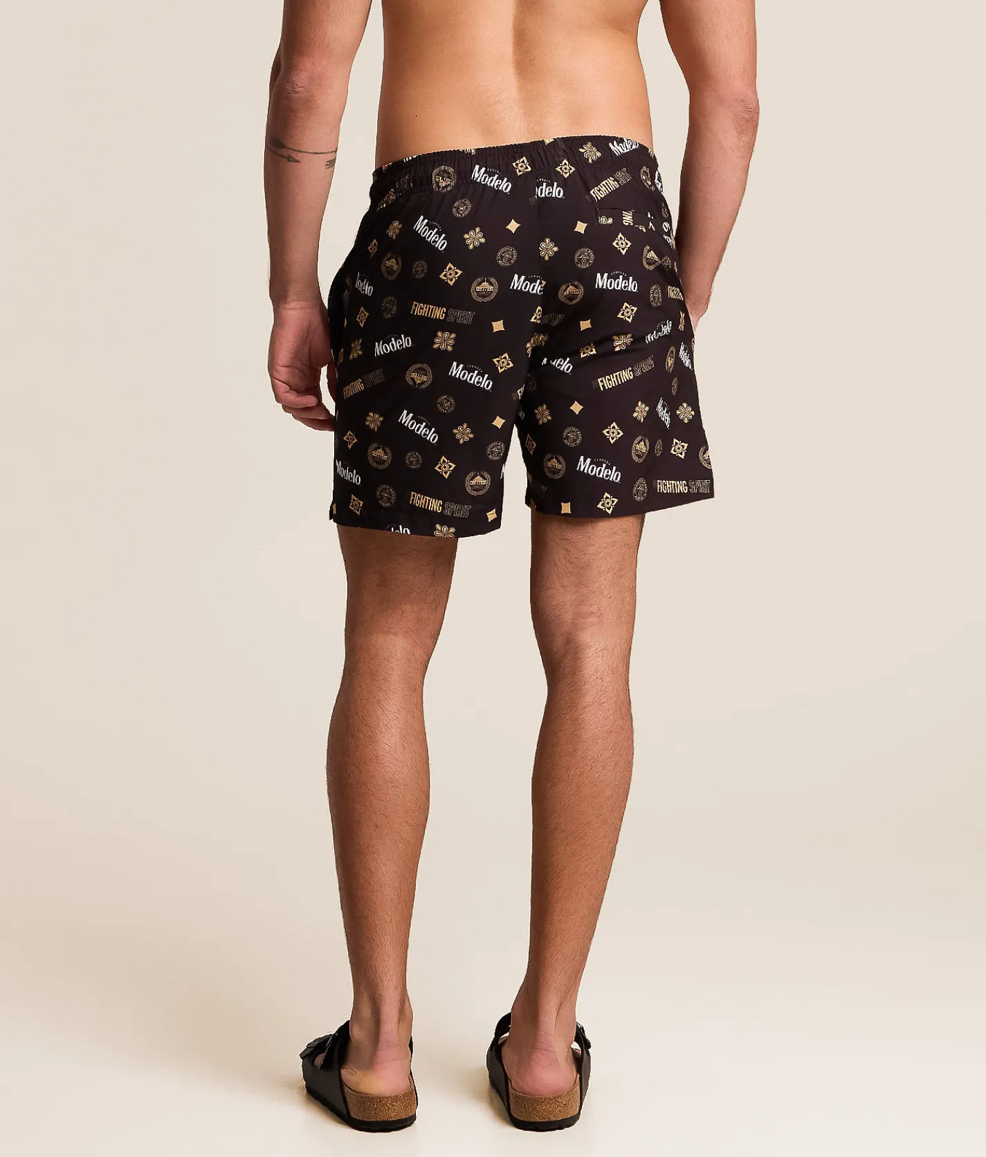 Bioworld Modelo Stretch Swim Trunks Black Outlet