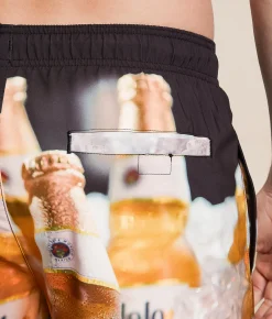 Bottoms|Swimwear | Bioworld Modelo Stretch Swim Trunks Black