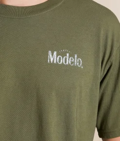Changes Modelo Text Rope T-Shirt Sage Outlet