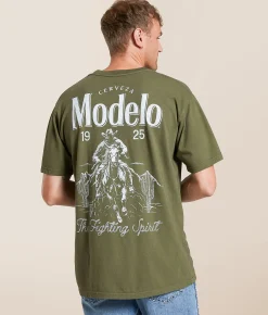 Changes Modelo Text Rope T-Shirt Sage Outlet