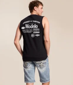 tee luv Modelo Tradition Tank Top Black Hot
