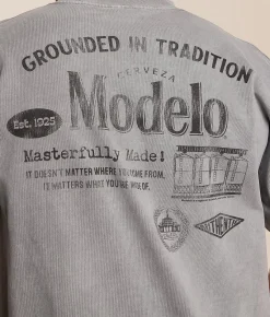 tee luv Modelo Tradition T-Shirt Storm Grey Pigment Discount