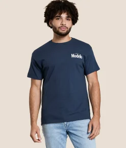 JEDCo Modelo Triple Sugar Skull T-Shirt Blue Dusk Outlet