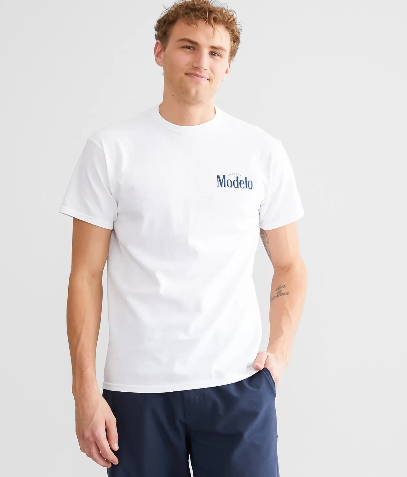 Changes Modelo Vintage Label T-Shirt White Best