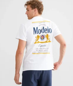 Changes Modelo Vintage Label T-Shirt White Best