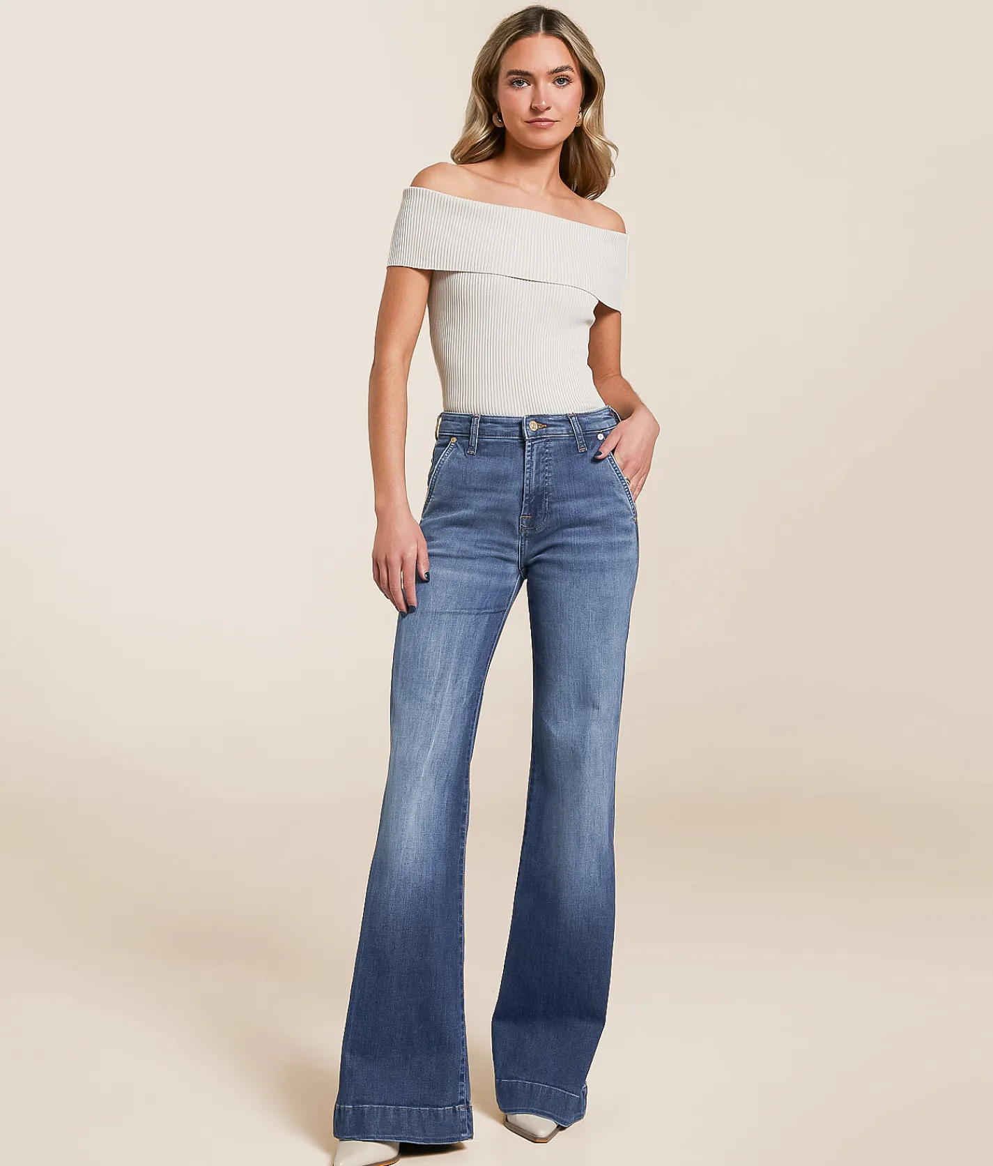 Jeans|Bottoms | 7 For All Mankind Modern Dojo Trouser Stretch Jean Royalty