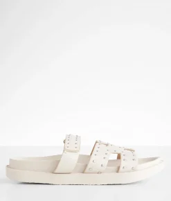Shoes | Mata Modish Studded Sandal Nude