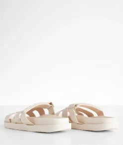 Shoes | Mata Modish Studded Sandal Nude