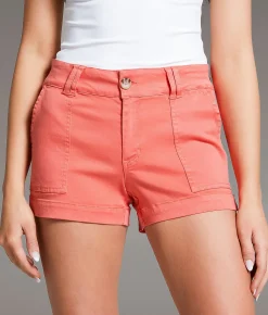 Bottoms|Shorts | BKE Mollie Stretch Short Hot Coral