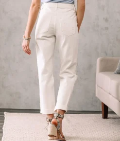 Jeans|Bottoms | Bridge by GLY Mom Jean Porcelain