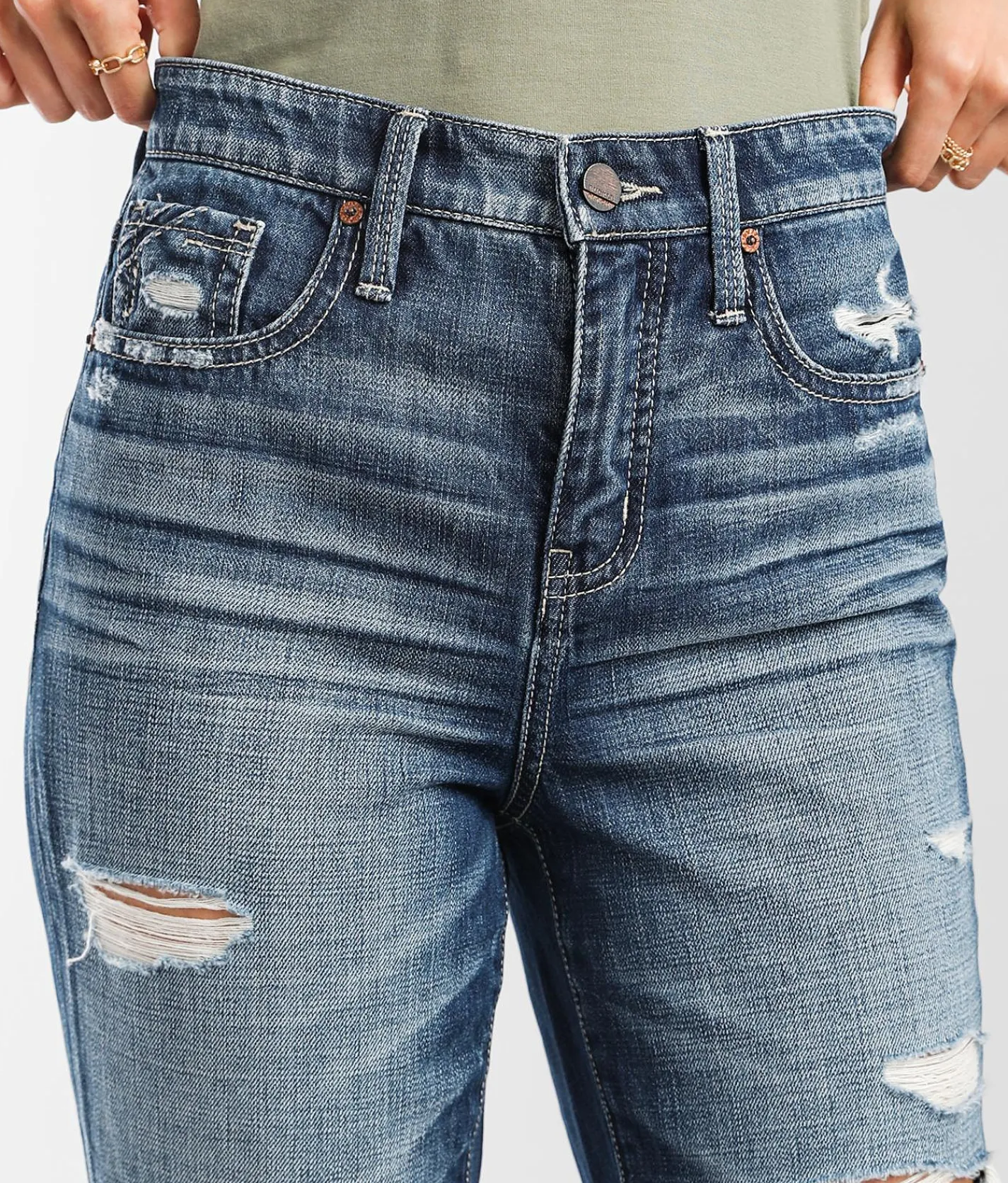 Buckle Black Mom Jean Nepal Clearance