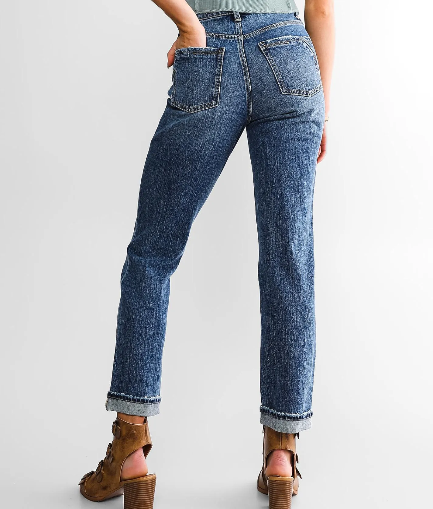 Jeans|Bottoms | Buckle Black Mom Jean Barbados
