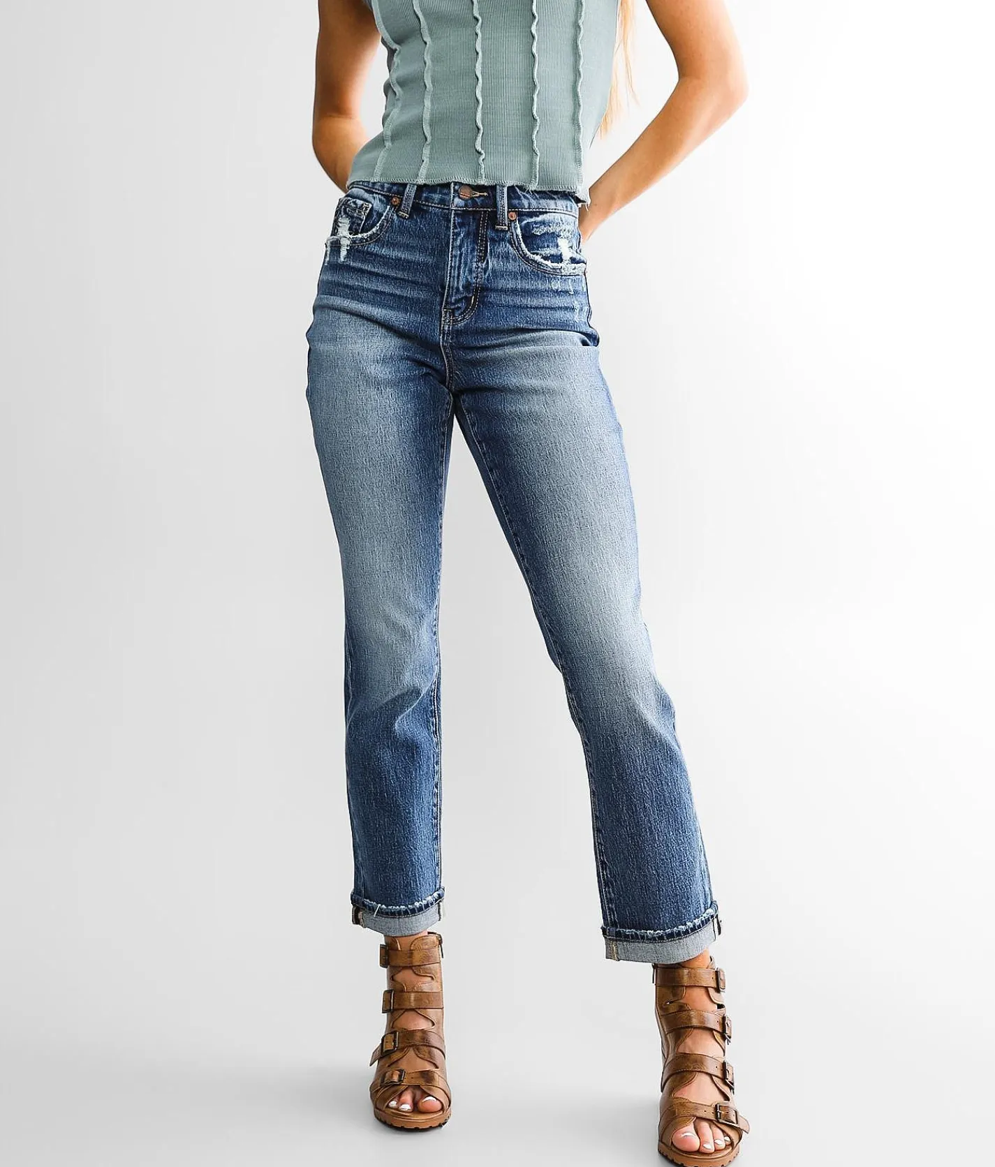 Jeans|Bottoms | Buckle Black Mom Jean Barbados