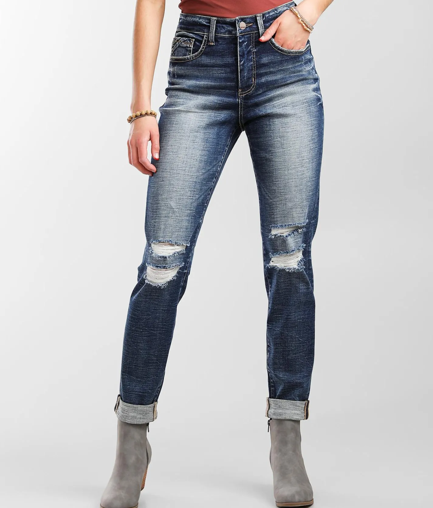 Buckle Black Mom Jean Luckland Online