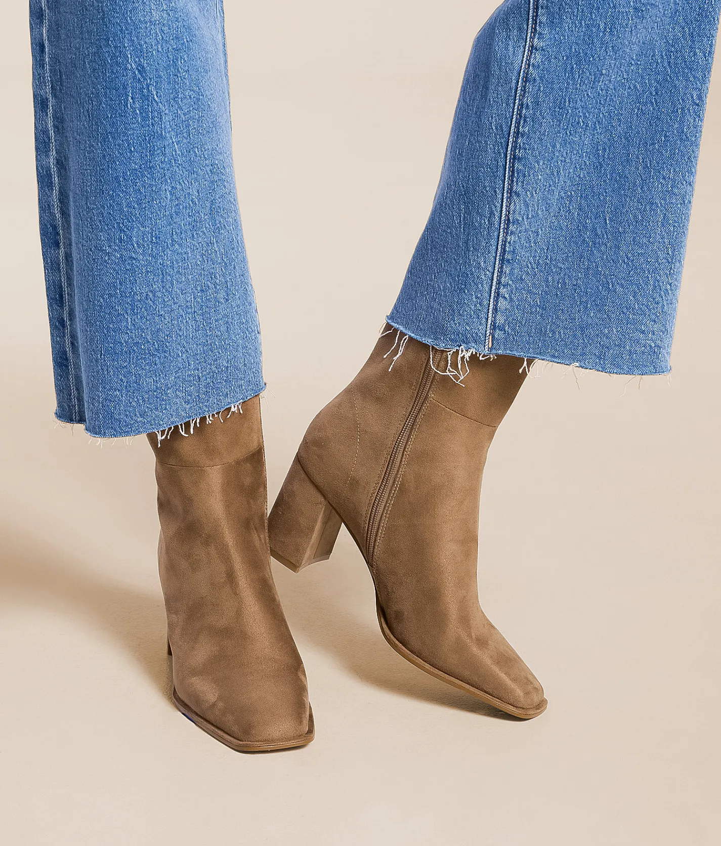 Madden Girl Monica Ankle Boot Lt Taupe Discount
