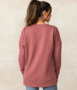 Buckle Black Monroe Chevron Pullover Light Taupe Outlet