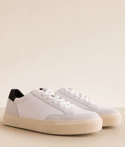 Activewear|Shoes | CLAE Monroe Leather Sneaker White Leather Black