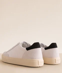 Activewear|Shoes | CLAE Monroe Leather Sneaker White Leather Black