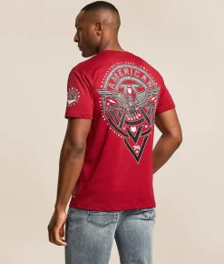 Tops|Graphic T-Shirts | American Fighter Monrovia T-Shirt Scooter Rhubarb