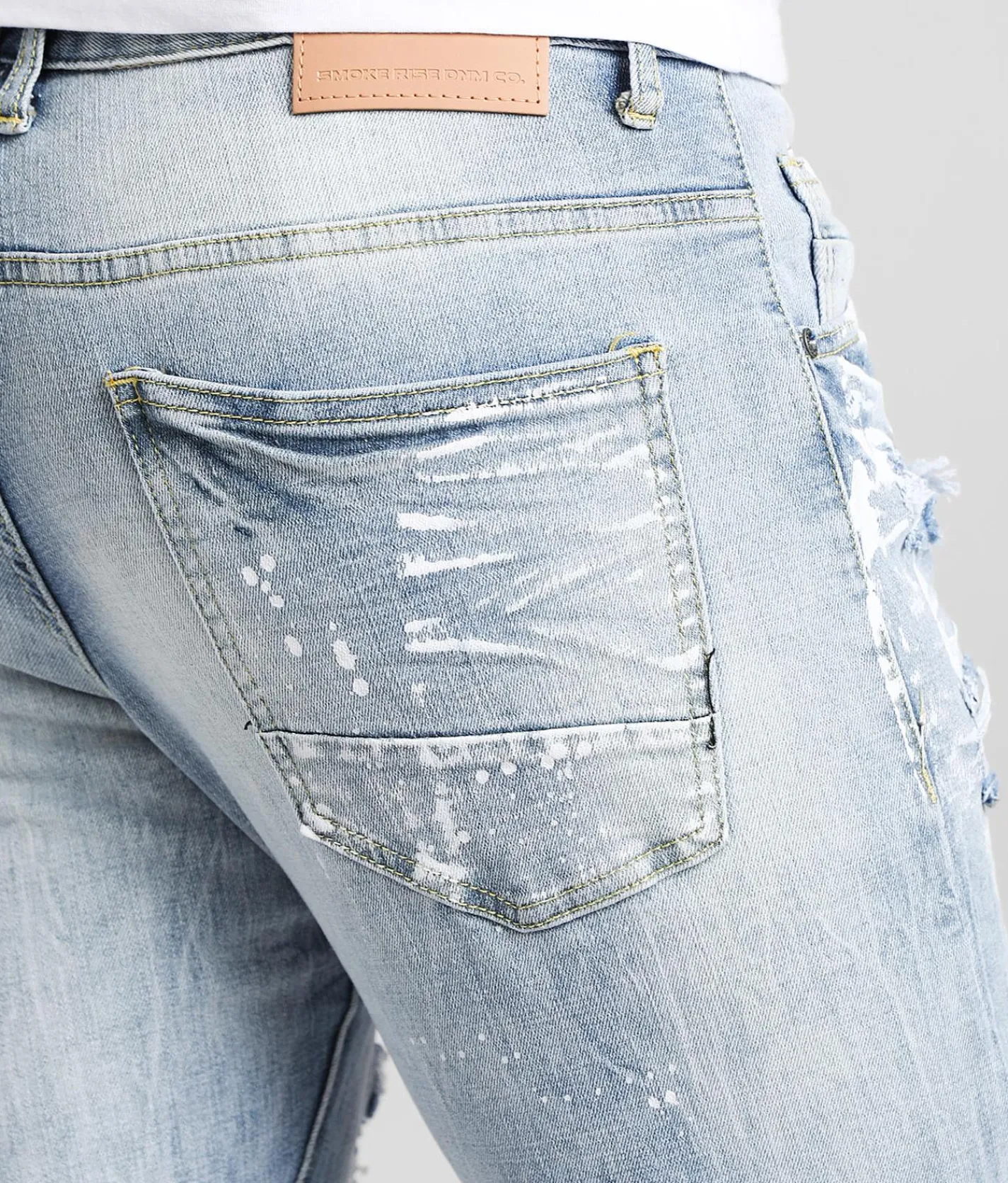 Smoke Rise® Montauk Taper Stretch Jean Montauk Blue