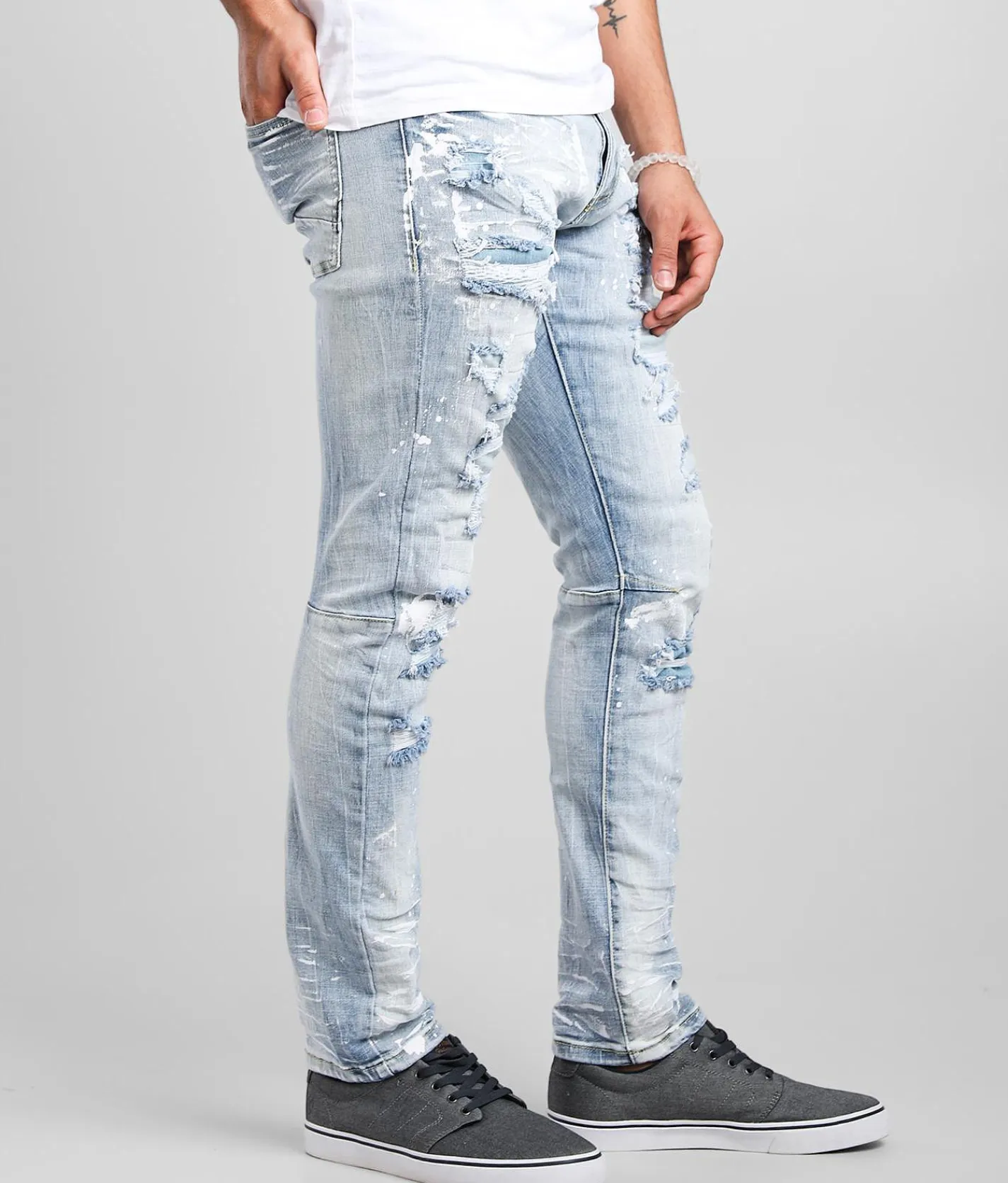 Smoke Rise® Montauk Taper Stretch Jean Montauk Blue
