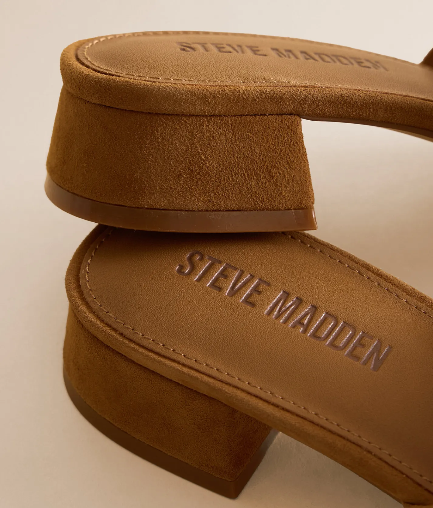 Shoes | Steve Madden Montgomery Heeled Sandal Chestnut Suede